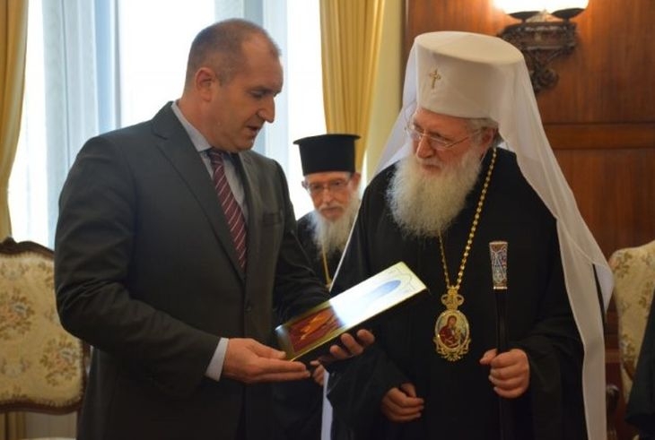 Патриархът дари ценна икона на президента Радев (СНИМКА)