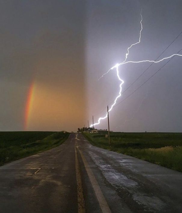 Фотограф засне УНИКАЛНА СНИМКА, докато се прибираше в бурята 