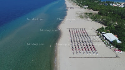 Курортното селище с най-хубавия плаж на Балканите от птичи поглед (СНИМКИ/ВИДЕО)