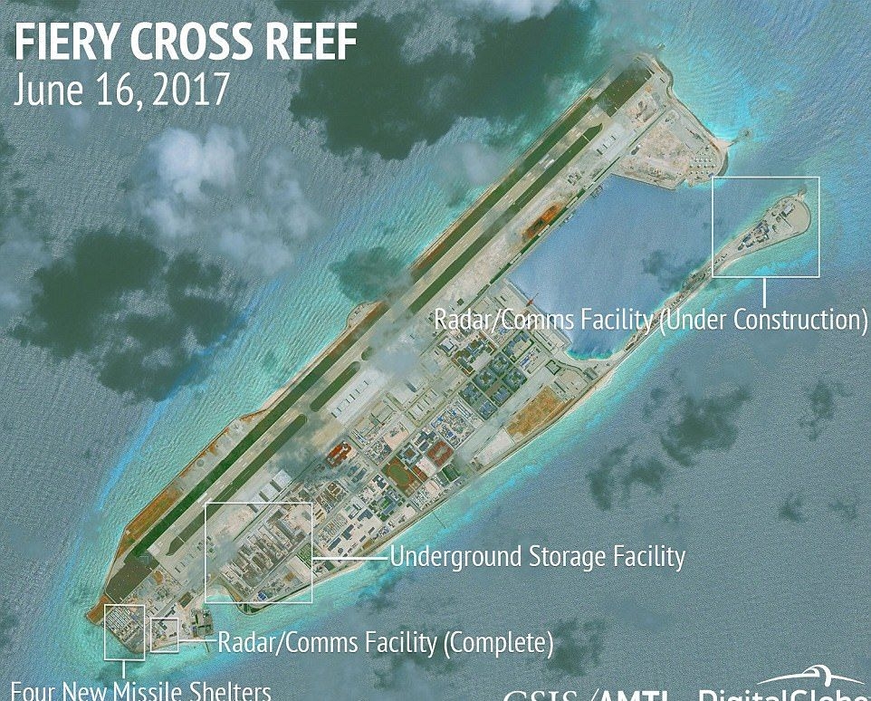Китай вбесява САЩ, подсилва военната си инфраструктура в Южнокитайско море