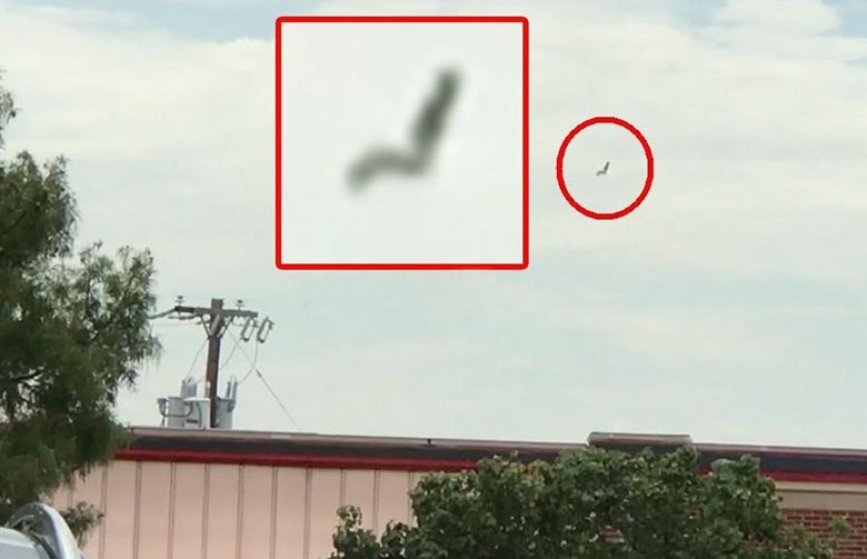 Страховито НЛО разпери крила край летището в Далас (ВИДЕО)