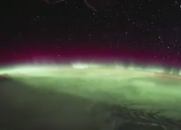 Уникални КАДРИ: Вижте Северното сияние от МКС