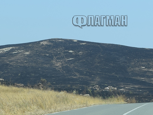 Покъртителни СНИМКИ показват какво остана след огнения ужас край Бургас!