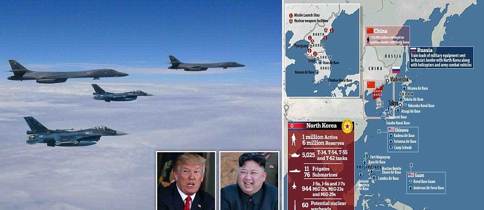 "Дейли Мейл": Светът е затаил дъх, войната е на прага! Вашингтон обеща „огън и гняв“, а Пхенян се закани с „изпепеляващ пожар“ (СНИМКИ/ВИДЕО)
