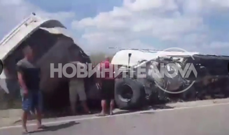Кошмарен инцидент на магистрала "Тракия" (СНИМКИ)
