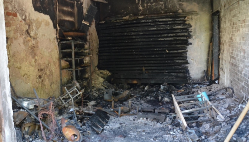 Огнен ад във Видин след взривена газова бутилка (СНИМКИ)