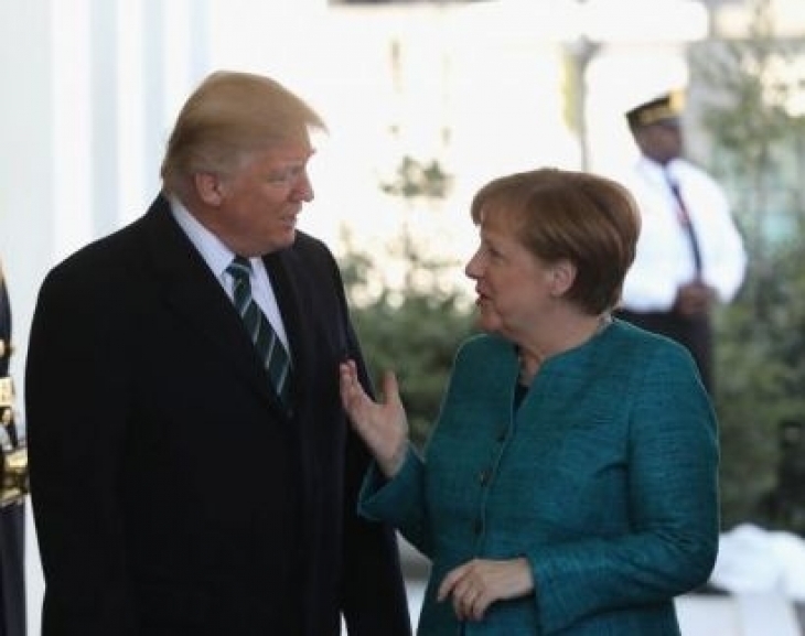 "Уолстрийт джърнъл" гръмна: Тръмп към Меркел на първата им среща във Вашингтон: Дължите ми $1 трилион!