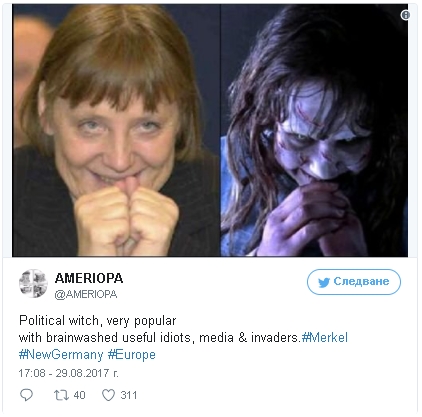 В Twitter за Меркел: Злата вещица умира в края на приказката (СНИМКИ)