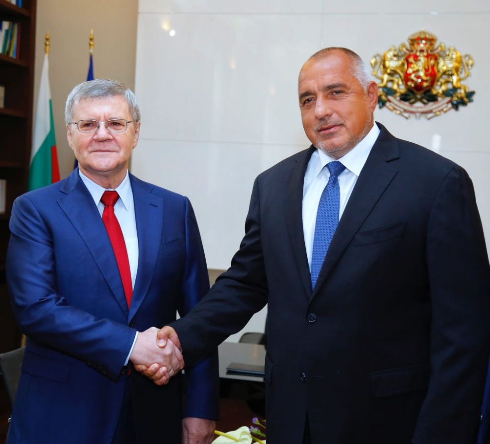 Борисов се срещна с руския главен прокурор Юрий Чайка (СНИМКИ)
