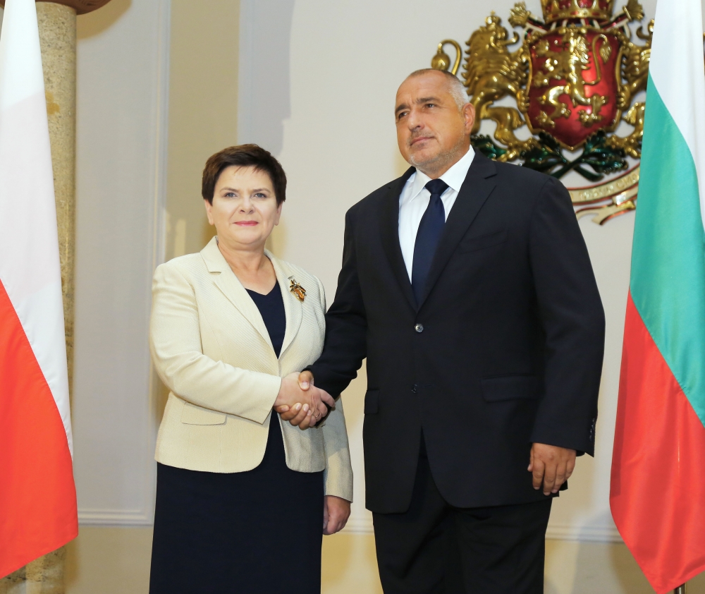 Топло посрещане за полския премиер Беата Шидло от Бойко Борисов (СНИМКИ)