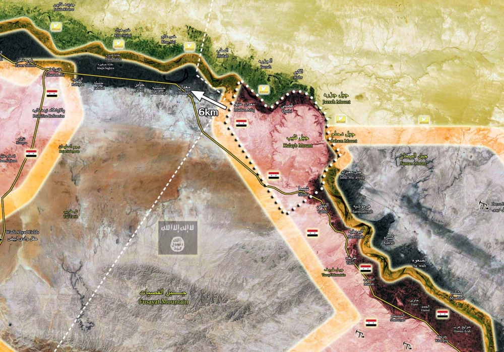 Сирийската армия излязла на границата между провинциите Дейр ез-Зор и Ракка