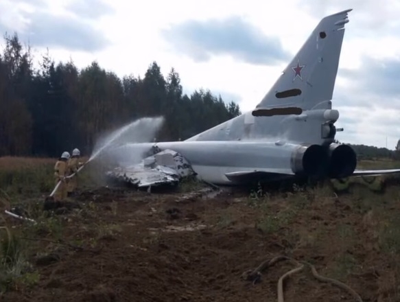 Руски ракетоносец Ту-22М3 претърпя авария, преди да излети на лов за самолетоносачи 