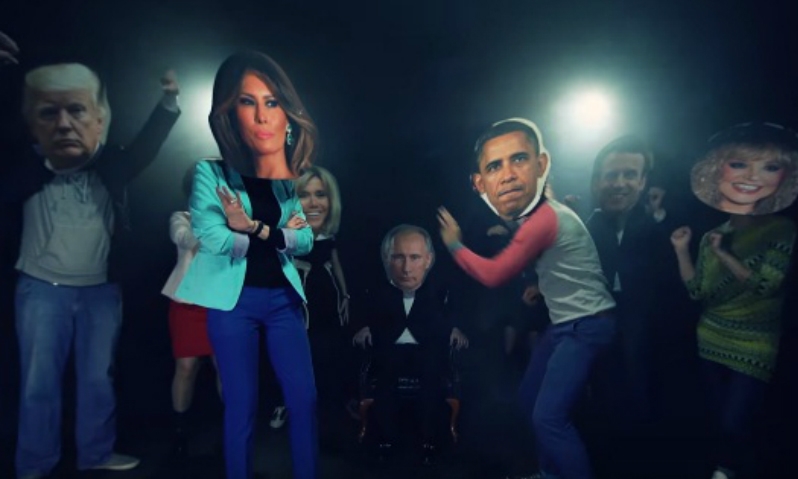 Клип с Путин и танцуващите около него световни лидери стана хит в интернет (ВИДЕО)