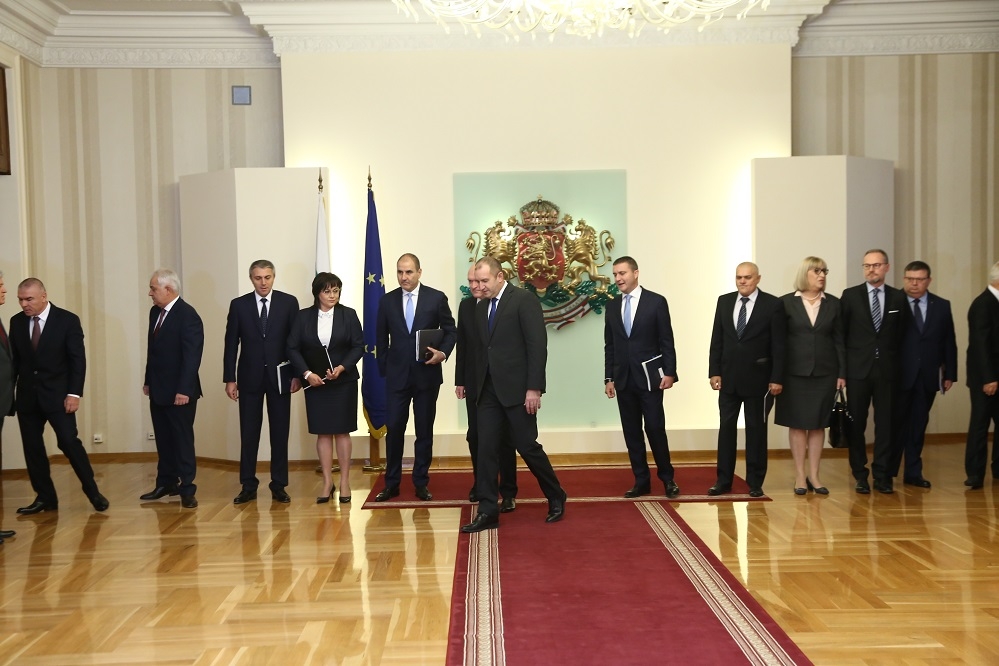 Участниците в КСНС се събраха в Гербовата зала, Борисов го няма (СНИМКИ)
