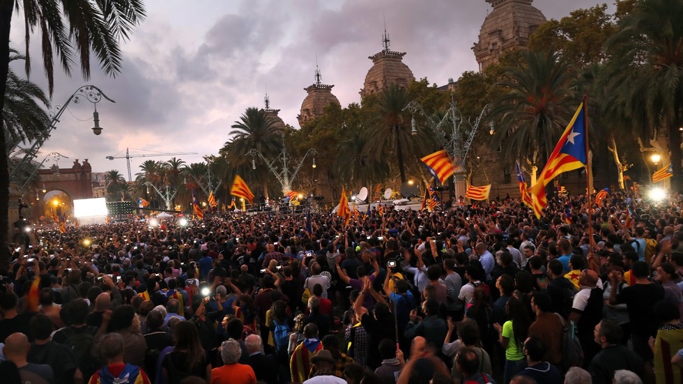 Баските скочиха в подкрепа на Каталония