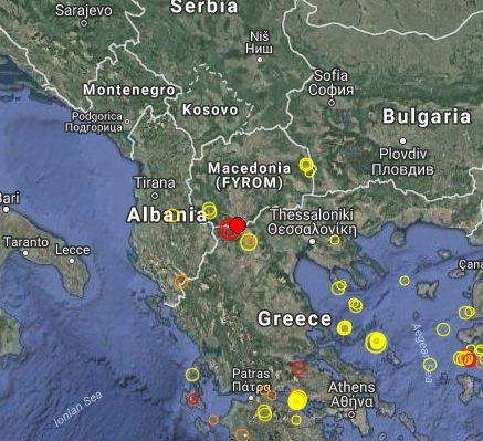Земетресение удари Гърция, и в Македония се изплашиха
