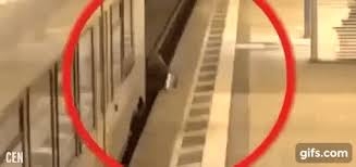 Пътник се опита да претича през релсите на метрото, но бе смазан между мотрисата и перона (УЖАСЯВАЩО ВИДЕО)