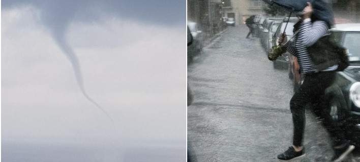 В Гърция е страшно! Бурята Дедал удари страната, градушки и торнадо парализираха хората (СНИМКИ/ВИДЕО)