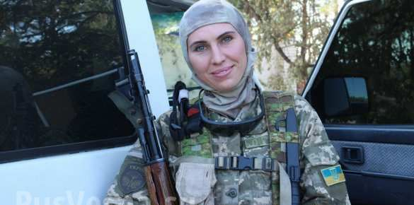 Мълния! Възмездието не закъсня: Край Киев е застреляна в главата известна украинска снайперистка, представяща се за чеченка (СНИМКИ)