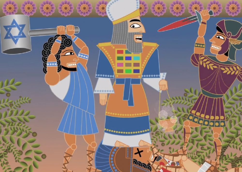 Брутална анимация за вечната битка за Ерусалим: Тази земя е моя! (ВИДЕО)