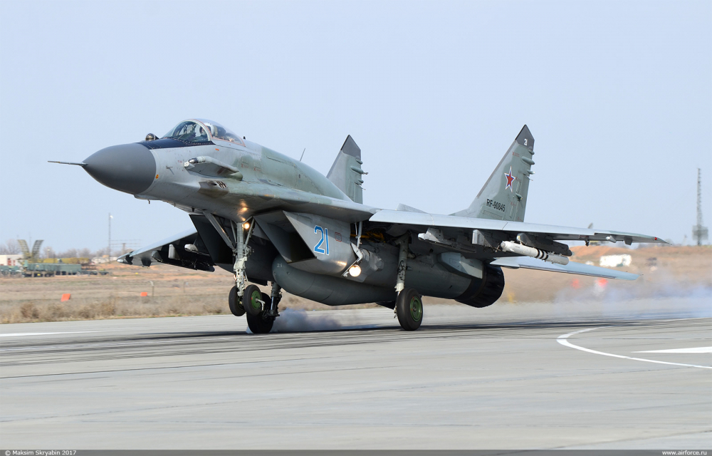Всички руски изтребители МиГ-29СМТ отлетяха от Сирия (ВИДЕО) 