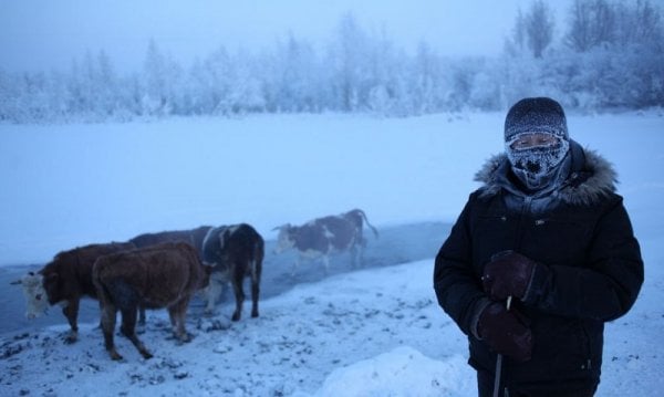 Ако мислите, че зимата е студено у нас, то това руско село ще ви се стори като от друга планета! Температурите достигат -50 градуса