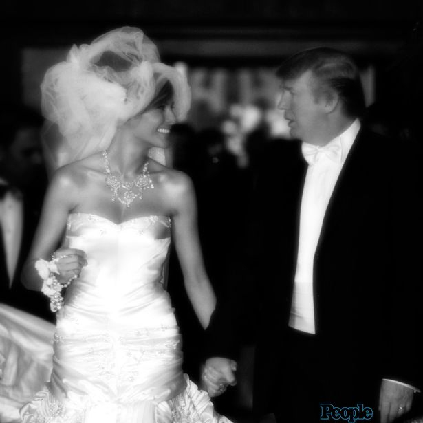 Струва си да видите тези невиждани СНИМКИ от сватбата на Доналд и Мелания Тръмп 