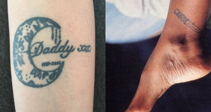 Татуировки в чест на Дейвид Боуи си направиха Иман и дъщеря й (СНИМКА)