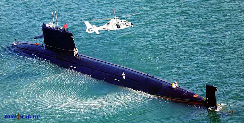 Китайска ударна подводница проверява отбраната на Япония  