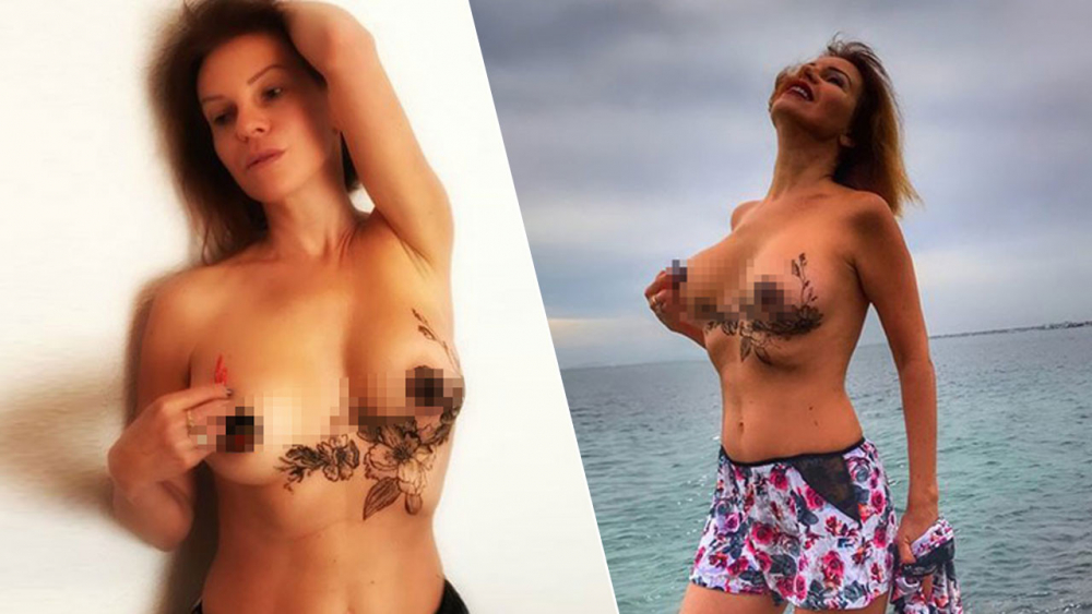 51-годишна певица се пусна по голи гърди, за да изтъкне дълбока символика (СНИМКИ 18+)