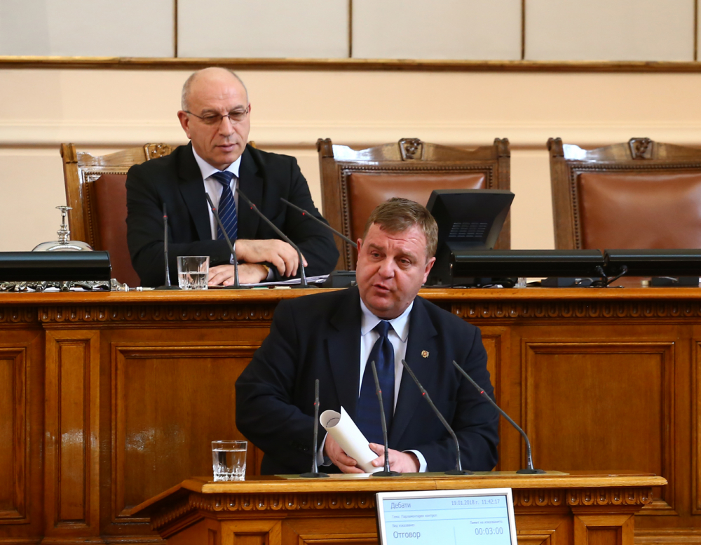 Каракачанов призна за корупцията и посочи какъв трябва да е дебатът по темата 