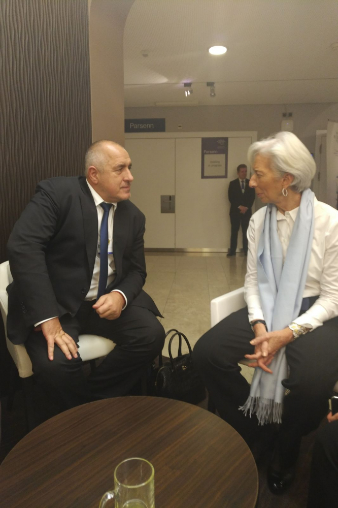 Борисов и Лагард обсъдиха отличните макроикономически показатели на България