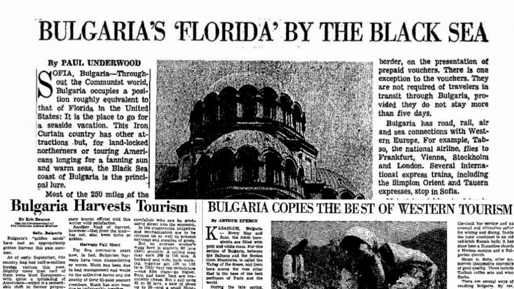 "Българската Флорида": Как западната преса представя нашето Черноморие през 60-те (СНИМКИ)