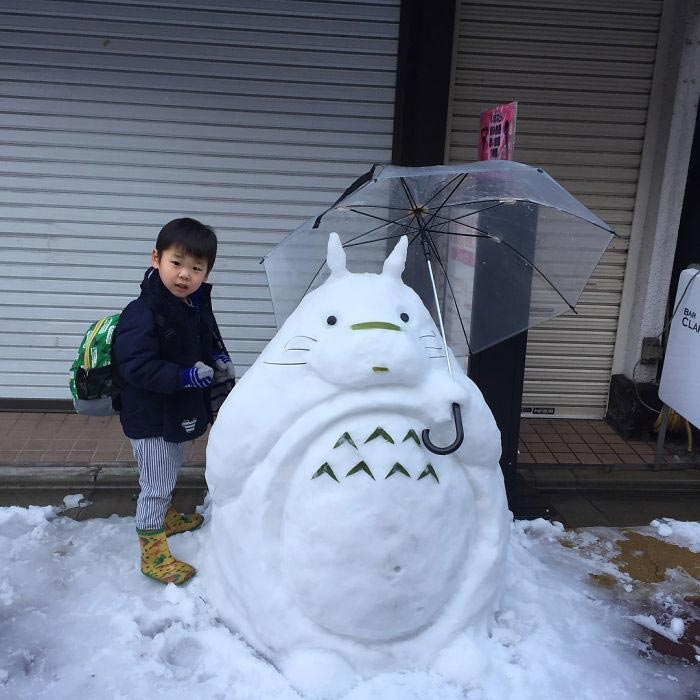 Чудо невиждано! Ето какво се случва в Япония, когато обилно вали сняг (СНИМКИ)