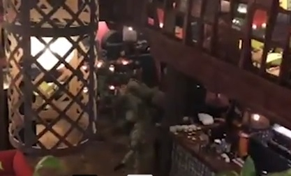 Зрелищен арест! Задържаха Саакашвили в украински ресторант (ВИДЕО)