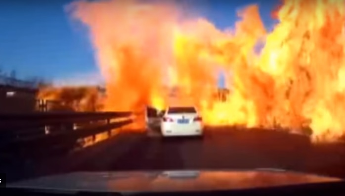 Шофьор засне магистралата към ада! (ВИДЕО)