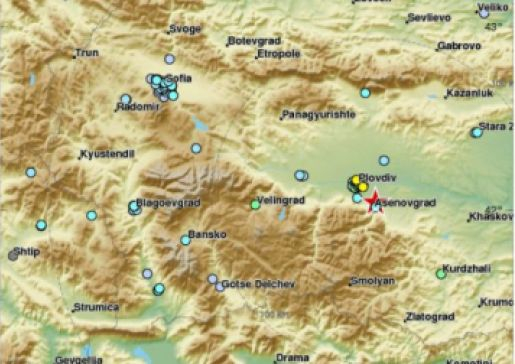 Два по-слаби труса са регистрирани след земетресението край Садово