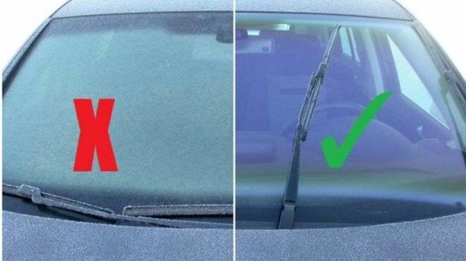 Уникален трик размразява предното стъкло на колата ви за секунди!