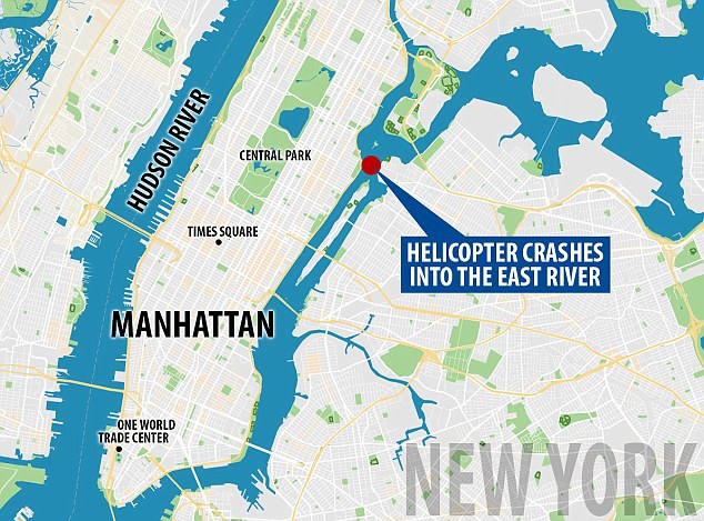 Подробности за падналия хеликоптер в Ню Йорк (СНИМКИ)