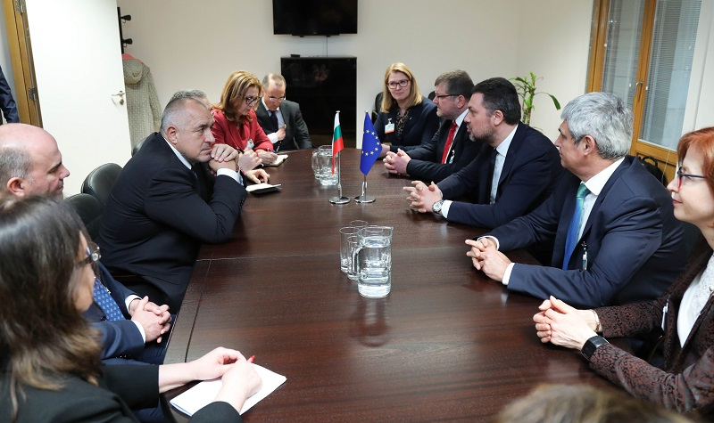 Борисов се срещна с лидера на европейските синдикалисти 