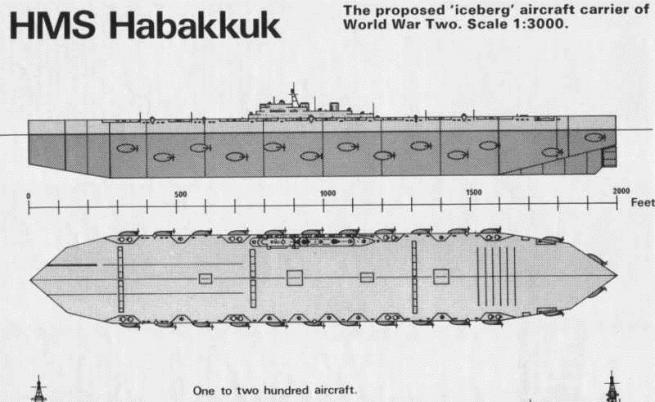 Проектът „Хабакук“ - най-лудото, гениално и тайно супероръжие срещу Хитлер