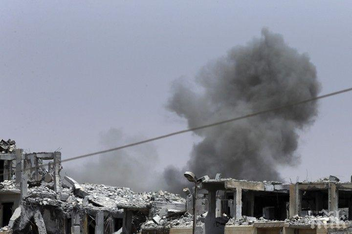 Мощен взрив разруши многоетажна сграда в Сирия, много загинали и ранени