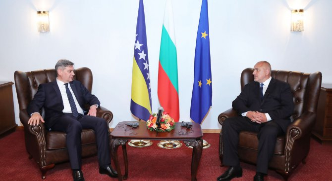 Борисов се среща с председателстващия Съвета на министрите на Босна и Херцеговина  