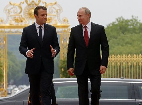 Путин размахал пръст на Макрон да не се бърка в Сирия