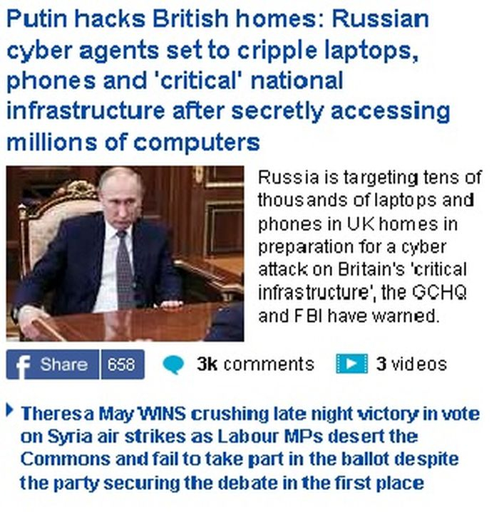 “Дейли Мейл” разкри какво ще „осакатят” хакерите на Путин във Великобритания