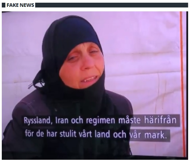 Спипаха шведска телевизия в манипулация, сирийка говори за САЩ, превеждат думите ѝ "Русия, Иран и режимът" 
