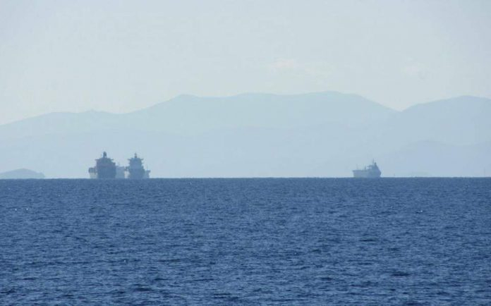 Инцидент с два кораба в Егейско море 
