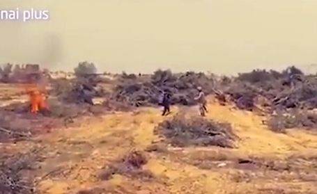 На Синайския полуостров громят терористите от ИД с огнехвъргачки (ВИДЕО)