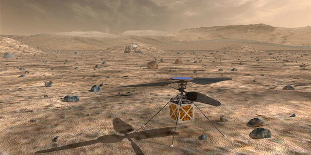 НАСА праща на Марс хеликоптер с миниатюрни размери и голяма мисия (СНИМКА)