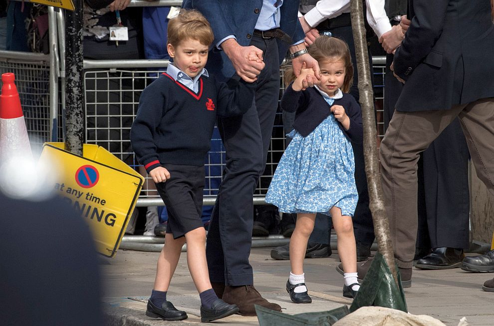 Какво ще правят малките Джордж и Шарлот на кралската сватба (СНИМКА)